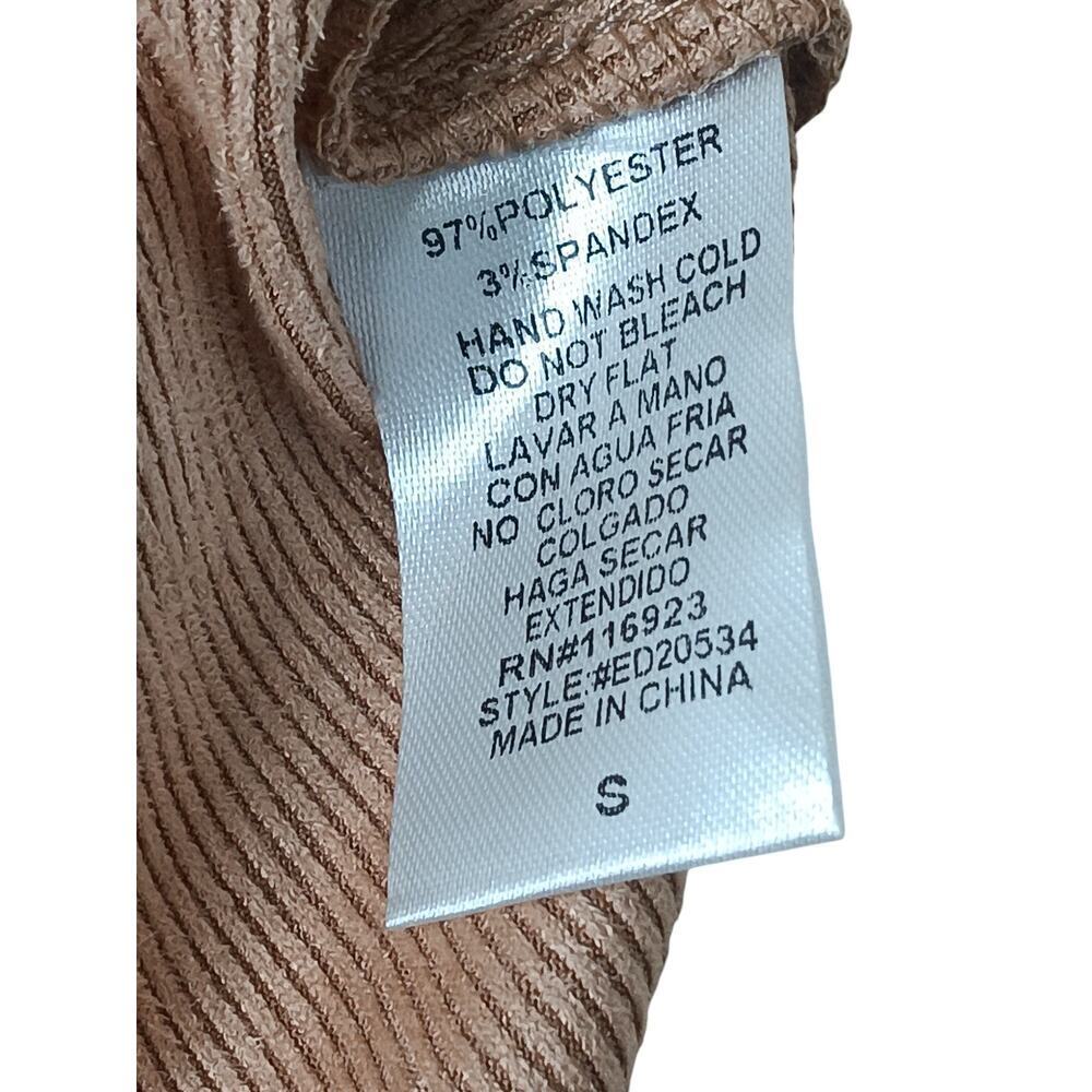 New with Tags Oversized Easel Corduroy Button Down Shirt Dress SZ S - Picture 11 of 15